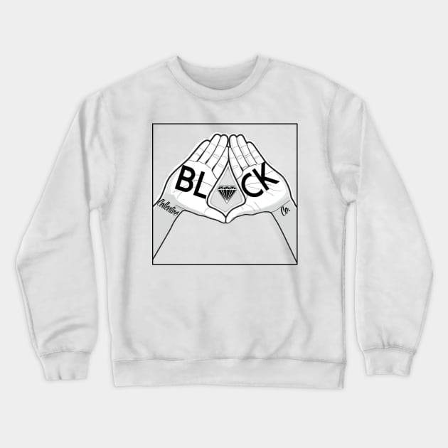 hands up solid diamond Crewneck Sweatshirt by blackdiamond